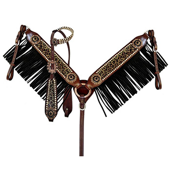 Animal Print Headstall and Breast Collar Sets