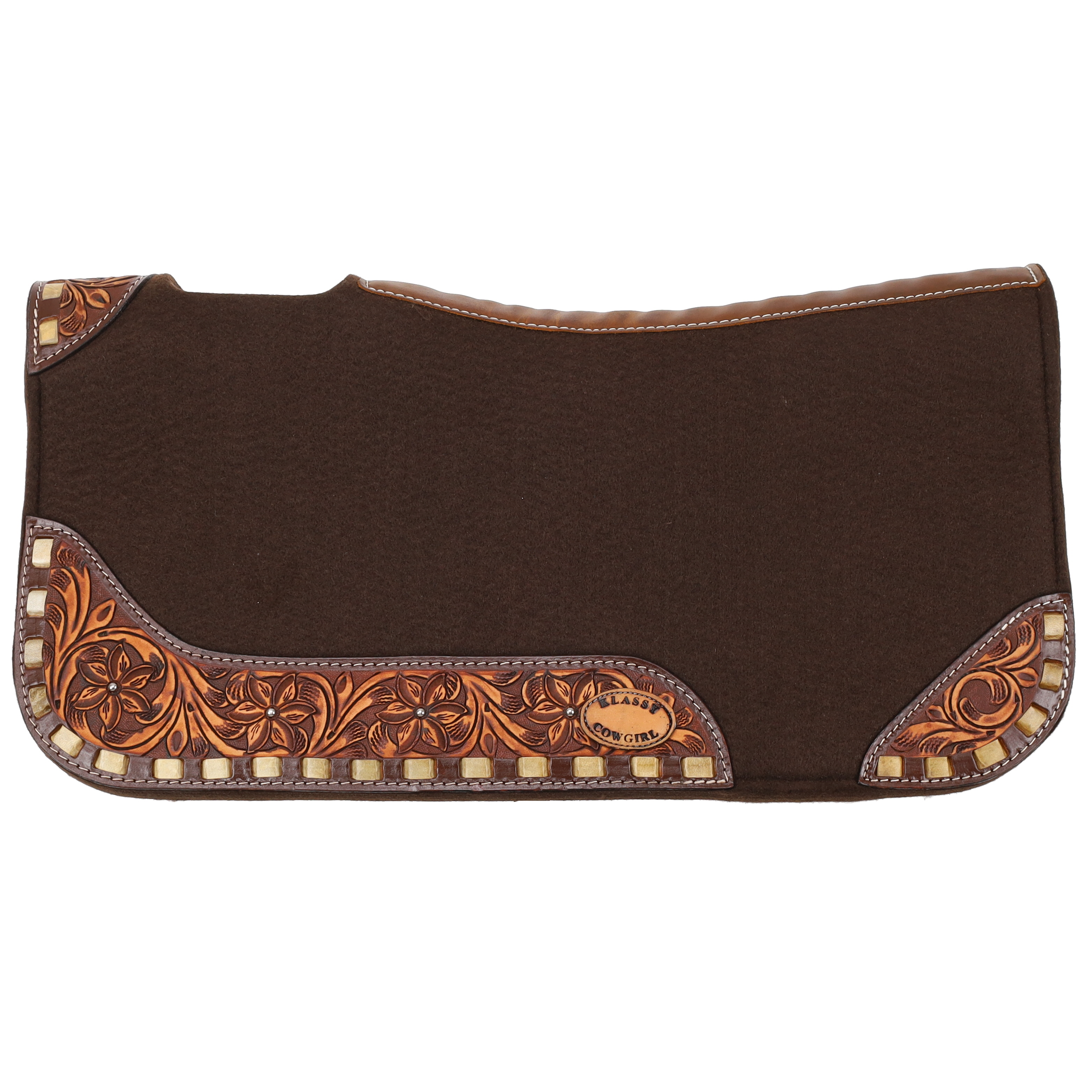 Leather Accented Felt Pads