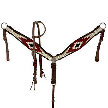 String Headstall and Breast Collar Sets