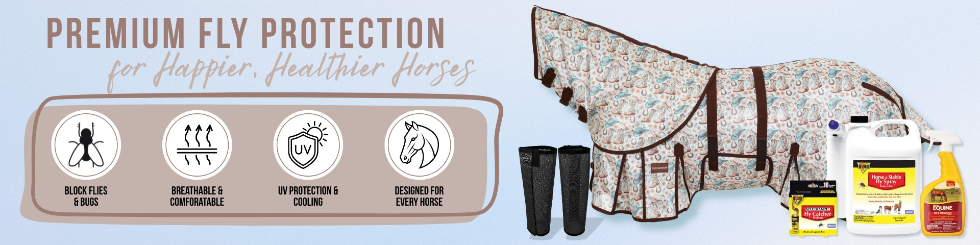 Horse Sheets & Fly Masks