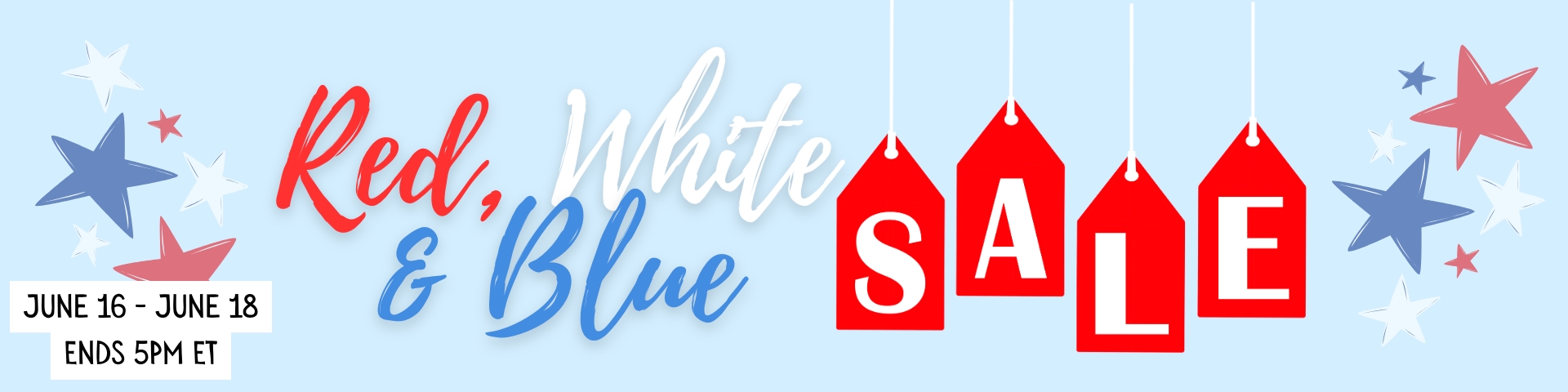 Red, White & Blue Sale