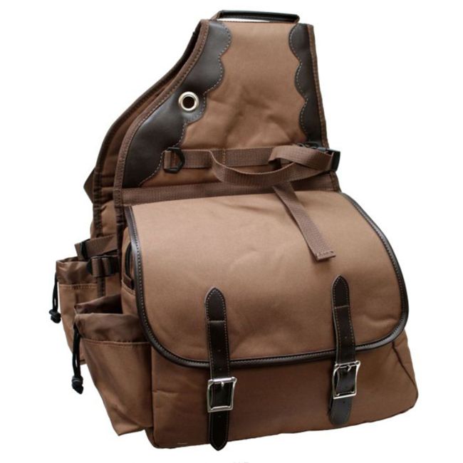Showman 600 Denier Deluxe Insulated Nylon Saddle Bag #3