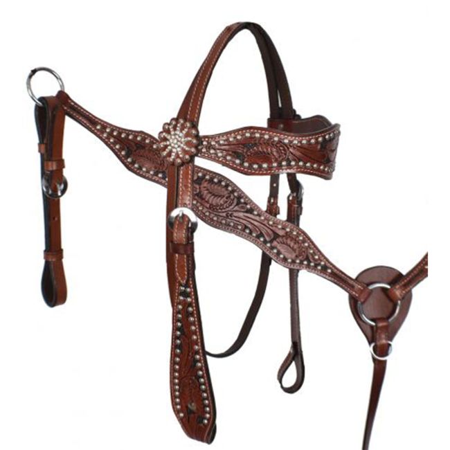 Double T Hotshot Barrel Style Saddle Set - 15, 16 Inch #2
