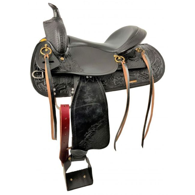 Double T Trail Style Saddle - 16, 17 Inch #2