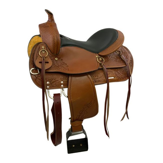 Double T Trail Style Saddle - 16, 17 Inch #3