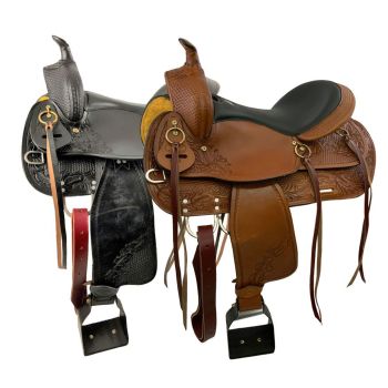 Double T Trail Style Saddle - 16, 17 Inch