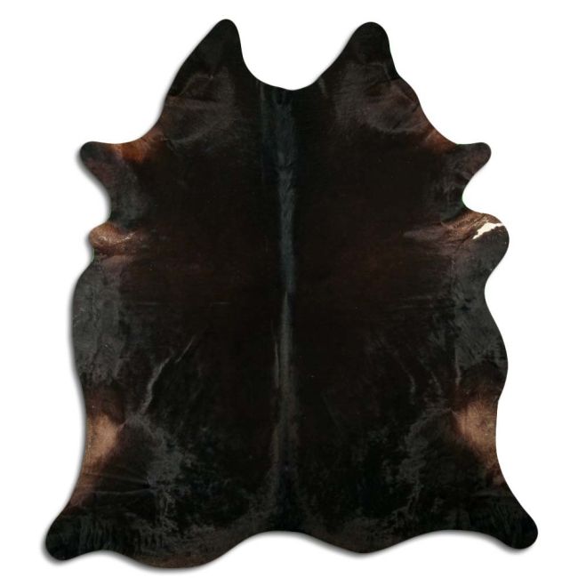 LG&#47;XL Dark Tone Brazilian Hair on Cowhide Rug - 40-45 Sq. Ft. #3