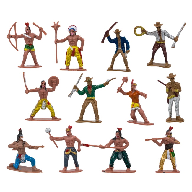 Boxed by the Dozen - Wild West Play Set #3