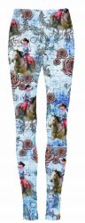 "Riding Into The Roses" leggings
