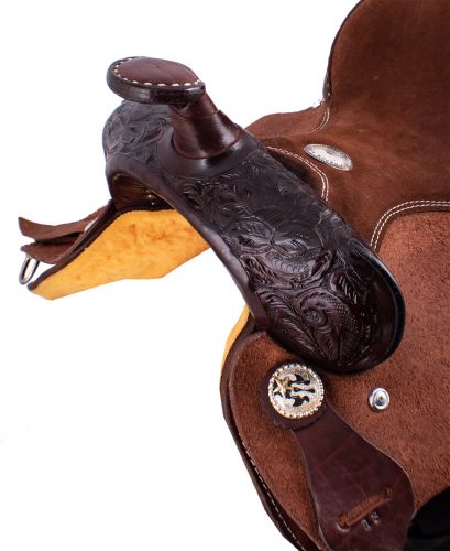 10" Buffalo Youth Barrel Style Saddle #2