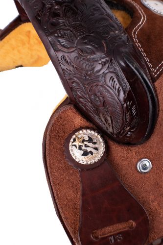 12" Buffalo Youth Barrel Style Saddle #3