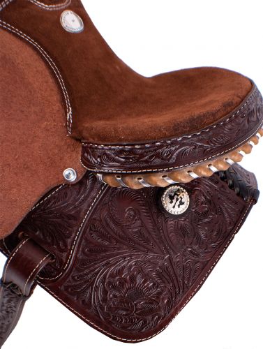 13" Buffalo Youth Barrel Style Saddle #4