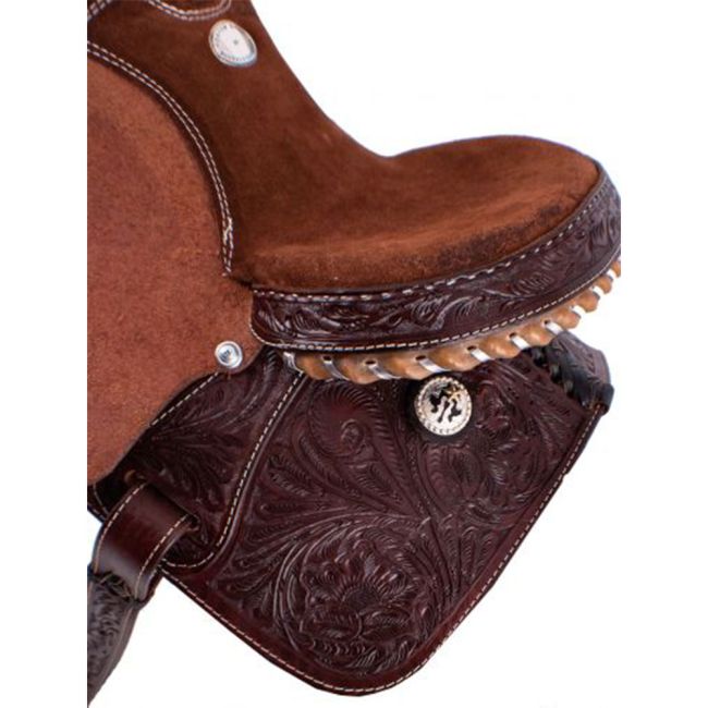 Buffalo Saddlery Rodeo Belle Youth Barrel Style Saddle - 13 Inch #4