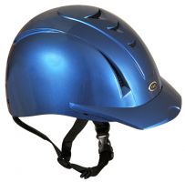 Equi Pro II helmet from International Riding Helmets. -Blue Mist