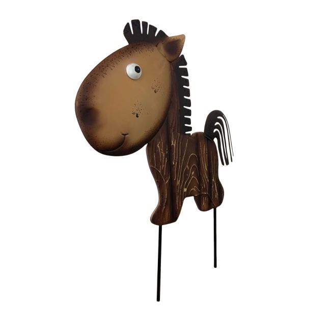 Whimsy Horse Decorative Metal Farm Stake #2