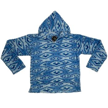 Blue Diamond Mesa Flannel Fleece Pullover