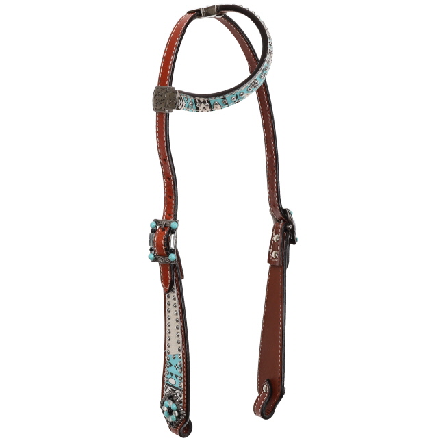 Showman Arctic Aztec One Ear Headstall and Breastcollar Set #2