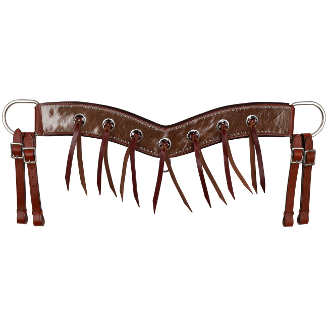 Showman Hair-On Cowhide Tripping Collar