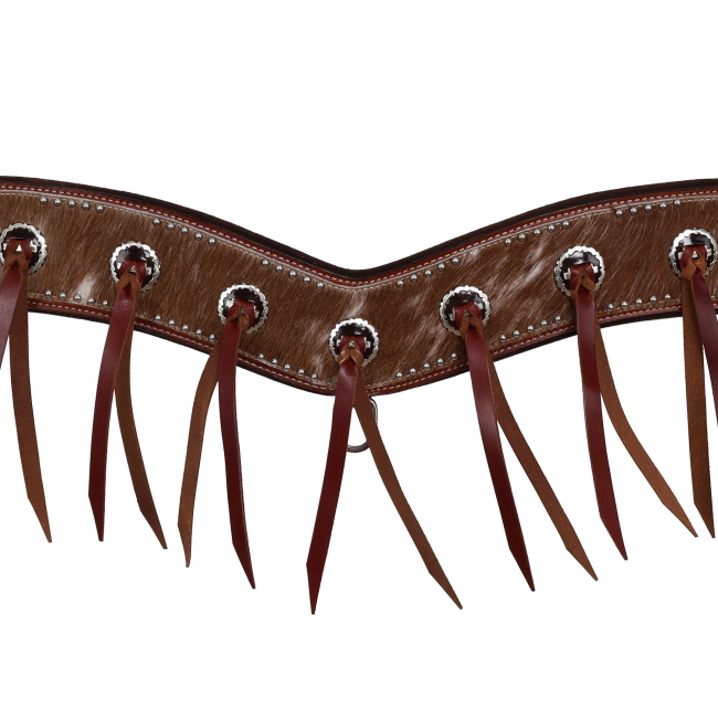 Showman Hair-On Cowhide Tripping Collar #2