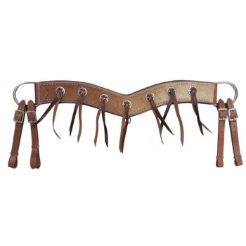 Showman Hair-On Cowhide Tripping Collar