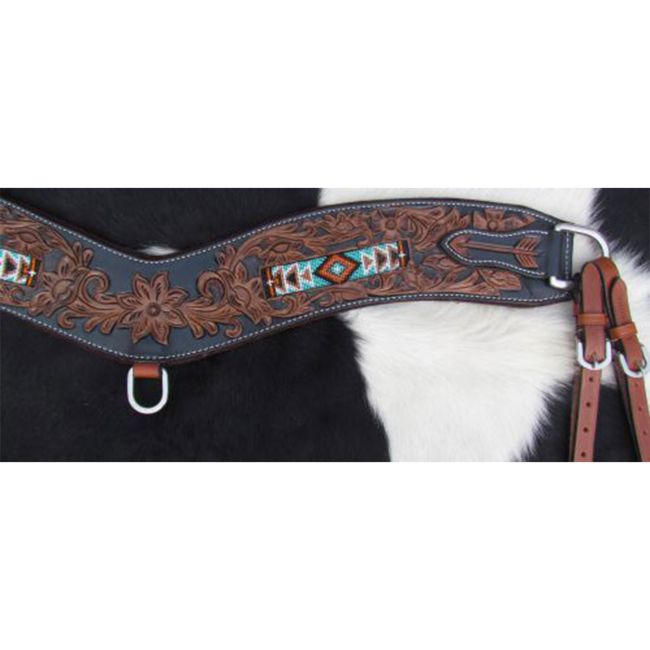 Showman Southwest Floral Tripping Collar #2
