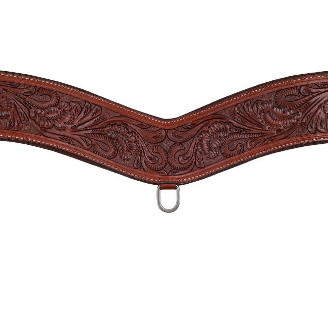 Showman Floral Tooled Tripping Collar #2