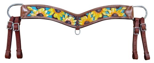 Showman Hand Painted Sunflower tripping collar