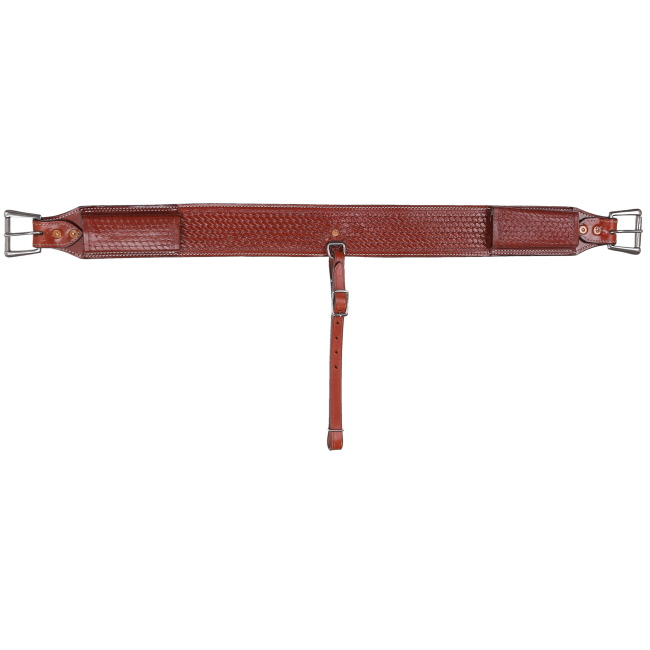 Showman Basketweave Leather Backrigging - 3" #2