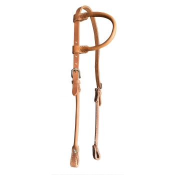 Showman One Ear Argentina Leather Headstall