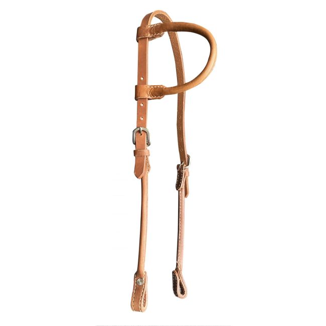 Showman One Ear Argentina Leather Headstall