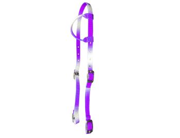 Showman Ombre Nylon One Ear Headstall #4