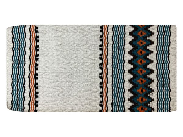 Showman 36" X 34" Wool Saddle Blanket with Navajo Design