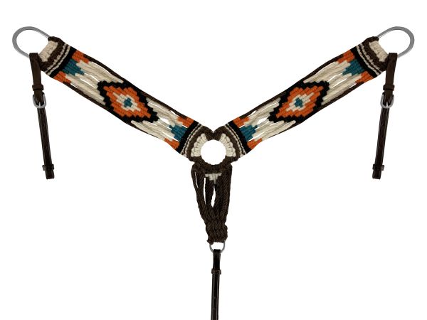 Showman Wool String Breastcollar with Navajo Design