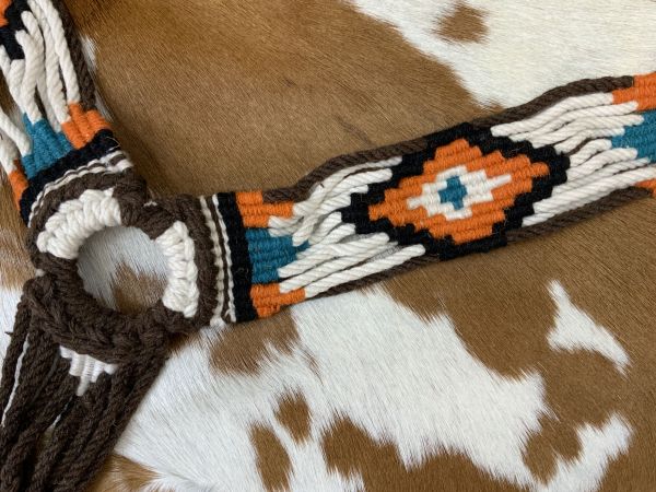 Showman Wool String Breastcollar with Navajo Design #3