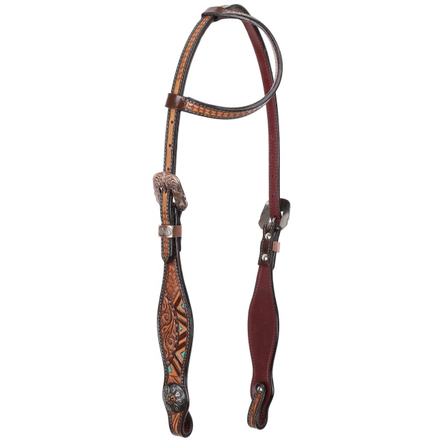 Showman Arrow Ridge One Ear Headstall and Breastcollar Set #2