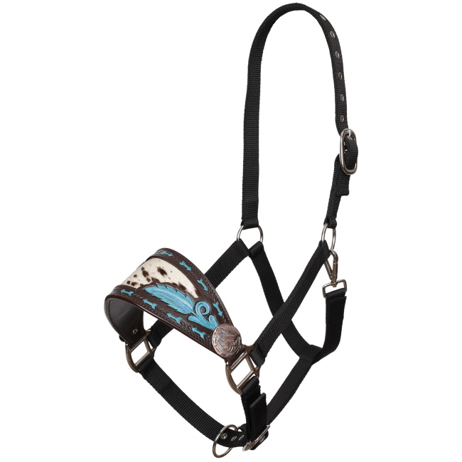Showman Painted Quill Bronc Halter