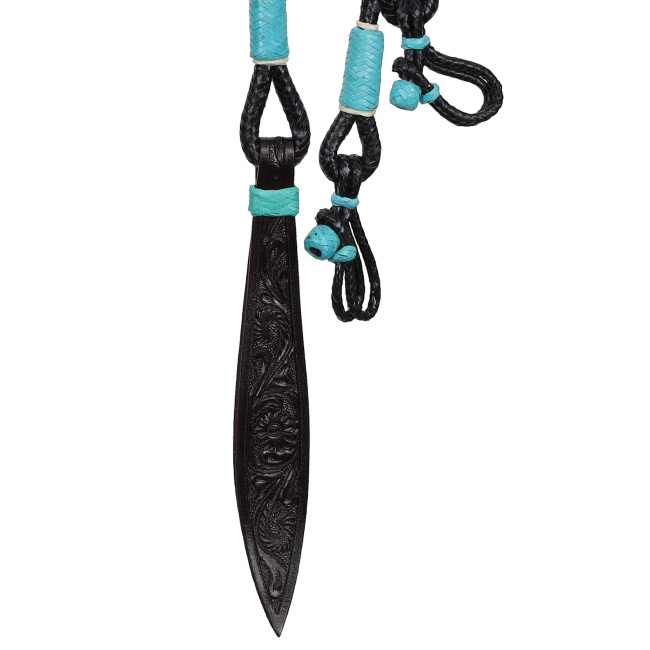 Showman Blackjack Blue Romal Reins #2