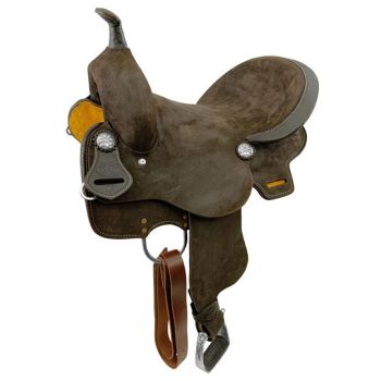 Double T Betty Spinal Relief Barrel Style Saddle - 15 Inch