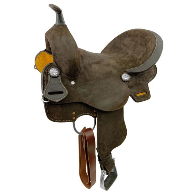 Double T Betty Spinal Relief Barrel Style Saddle - 15 Inch