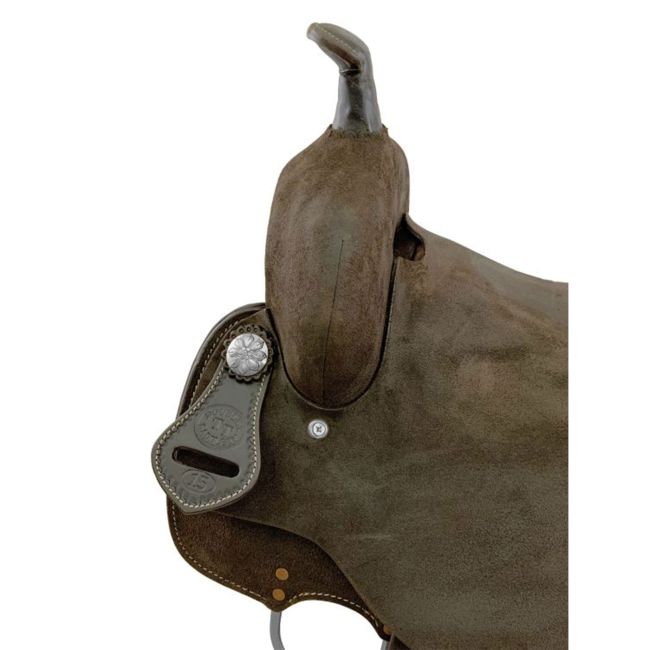 Double T Betty Spinal Relief Barrel Style Saddle - 15 Inch #2