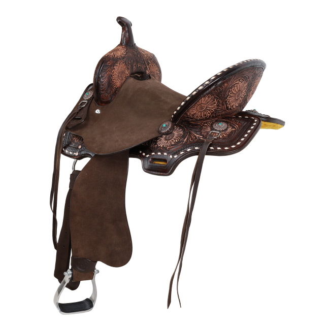 Double T Josie Spinal Relief Barrel Style Saddle - 14, 15, 16 Inch #2