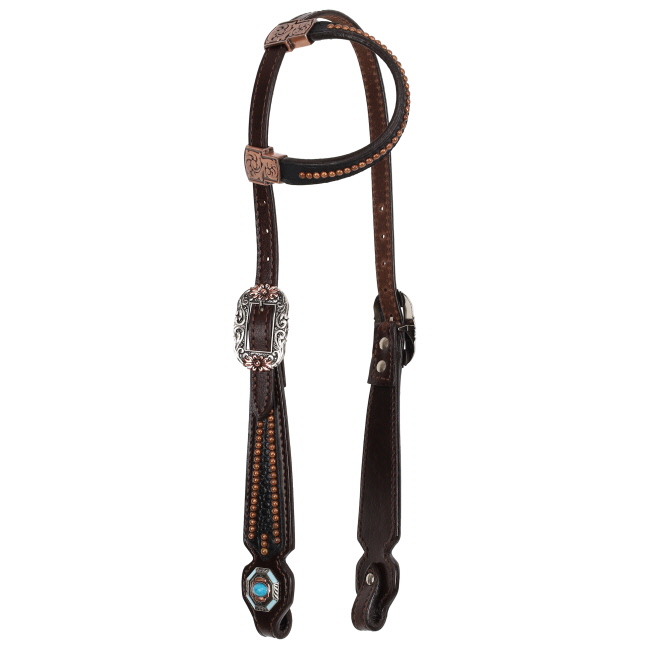 Showman Blackwater Gator One Ear Headstall and Breastcollar Set #2