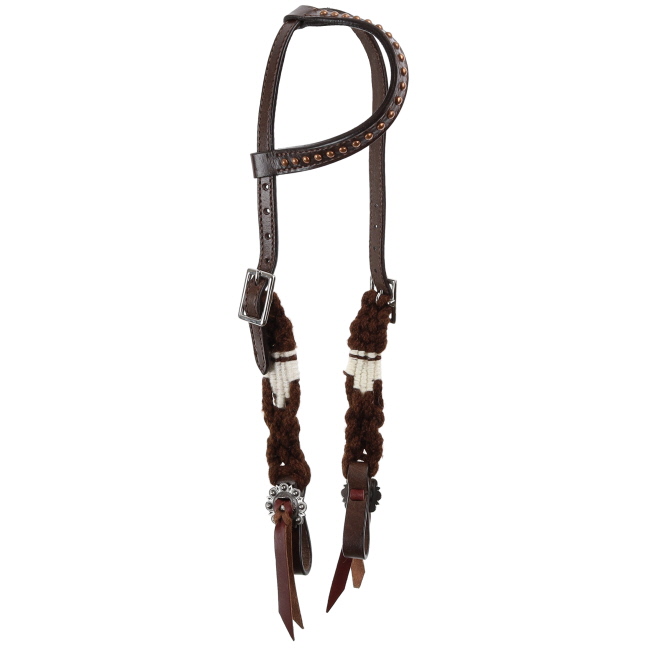 Showman High Desert Mohair One Ear Headstall and Breastcollar Set #2