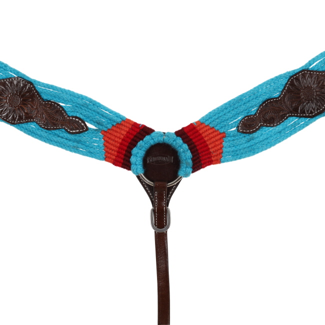 Showman Blooming Blue Mohair Breastcollar #2