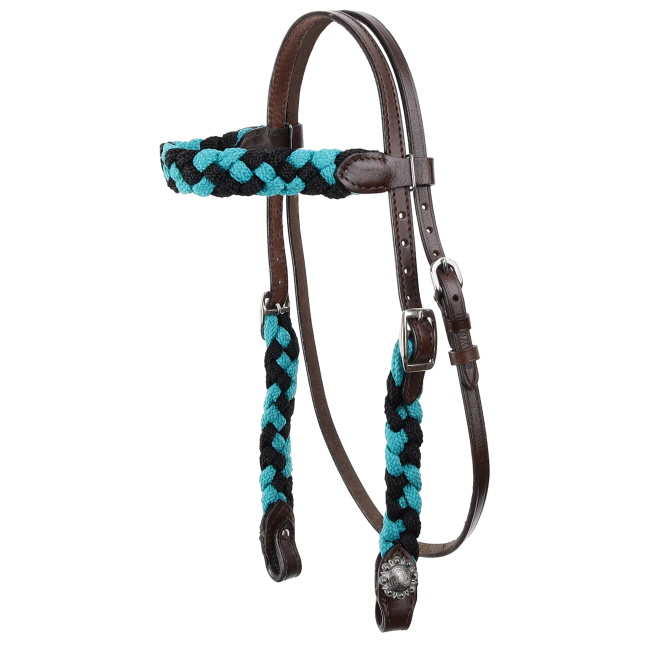 Showman Crosshatch Browband Headstall and Breastcollar Set #2