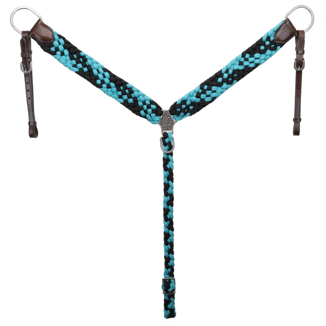 Showman Crosshatch Browband Headstall and Breastcollar Set #3