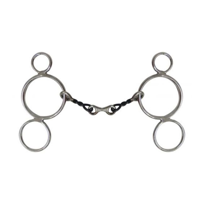 Showman Stainless Steel Wonder Bit with Sweet Iron Twisted Dog Bone Mouth