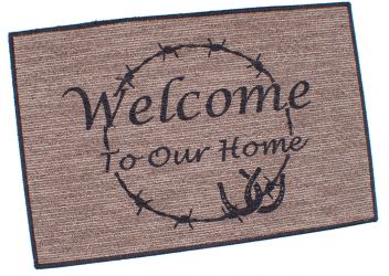 27" x 18" "Welcome To Our Home" floor mat