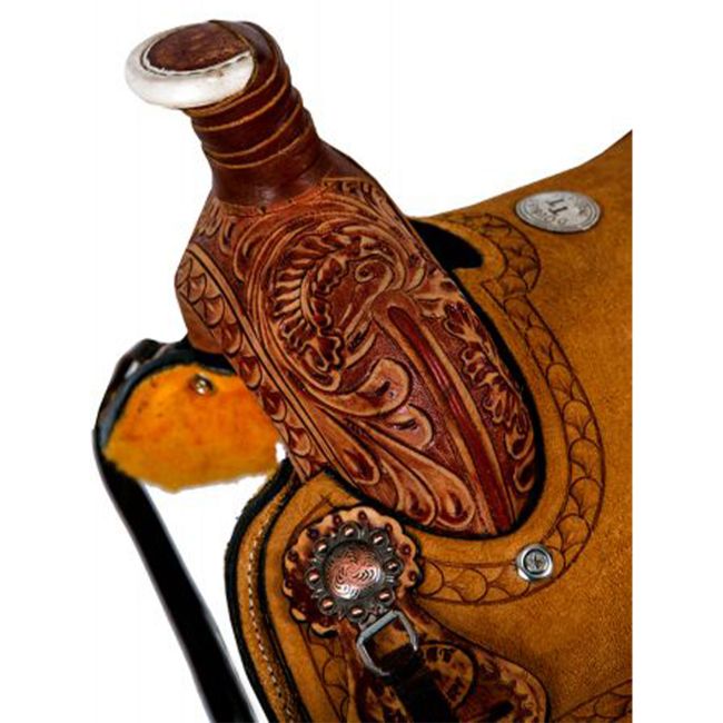 Double T Outlaw Orchid Roper Style Saddle - 10 Inch #2