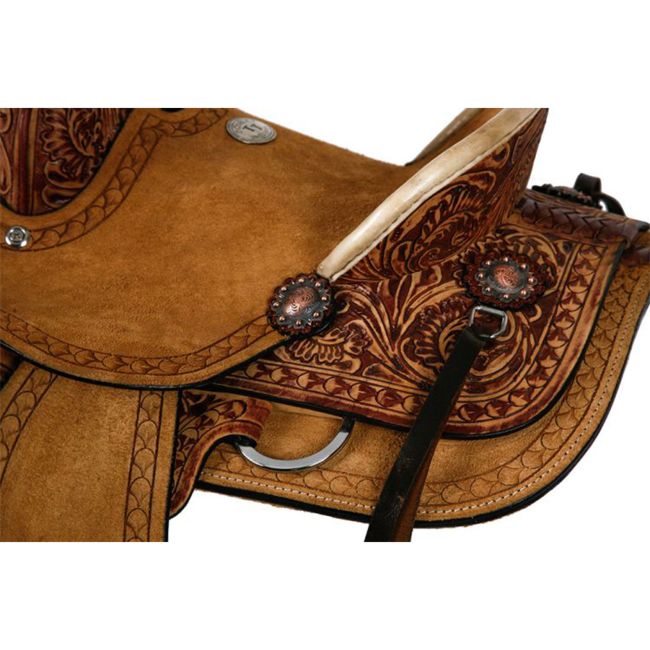 Double T Outlaw Orchid Roper Style Saddle - 10 Inch #3